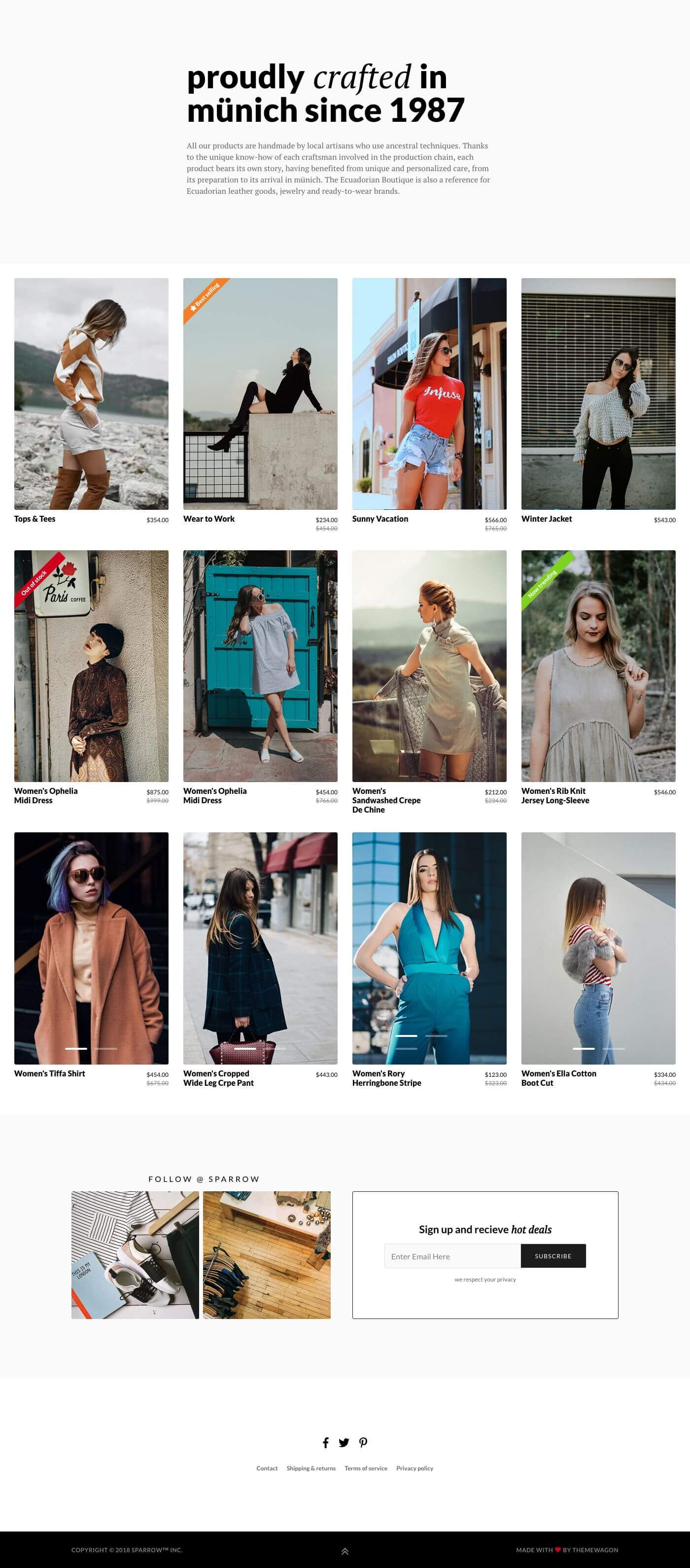 v1.0 - eCommerce Store